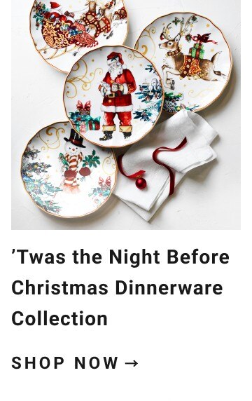 Twas the Night Before Christmas Dinnerware Collection